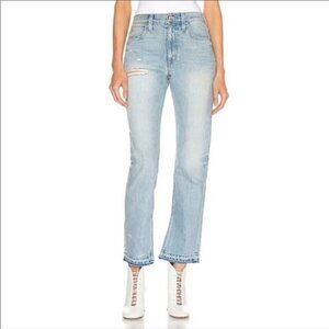 Slvrlake Distressed Ankle Fray High Rise Jeans